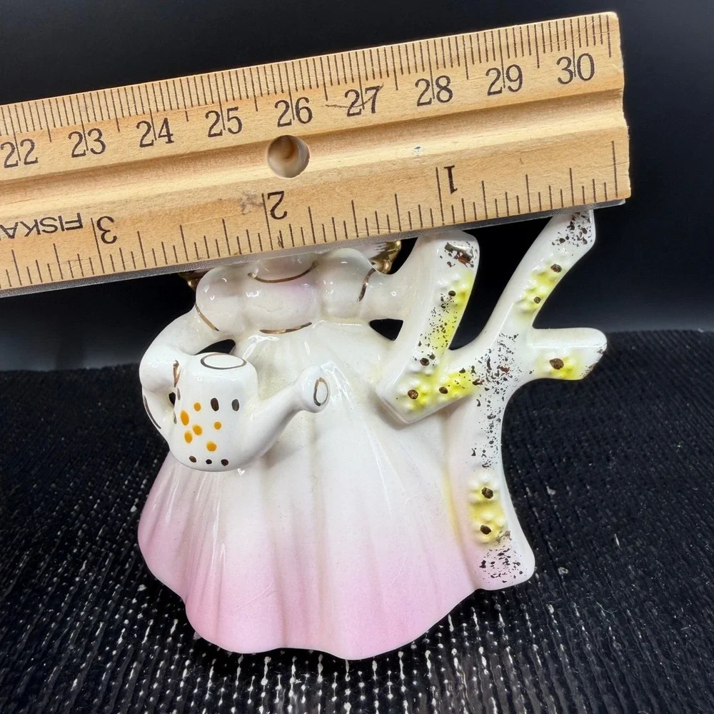 Josef Originals Birthday Angel Age 4 Figurine Pink Ombre Gold Gilt Ceramic‎ 3